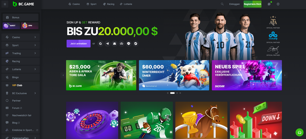 BC.Game Casino Online: Wager, Spin & Win Instantly